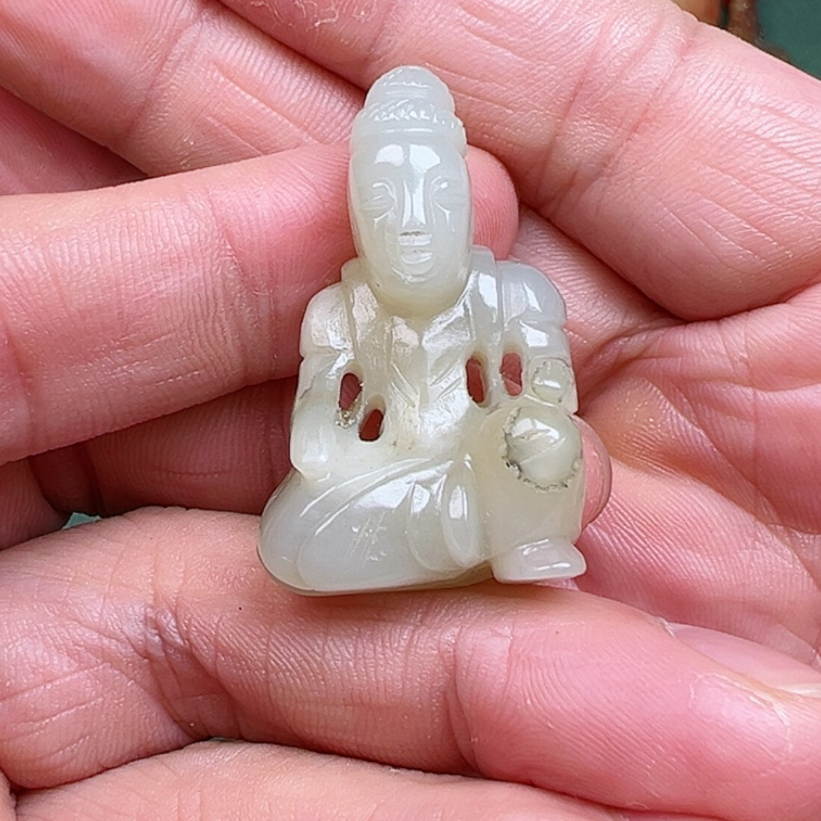 【闪购商品】和田玉挂件未镶嵌远**客