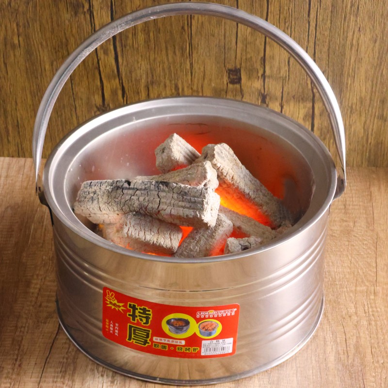 【小扬哥严选】加厚木炭烤火炉取暖炉手提烤火盆家用移动木炭火炉