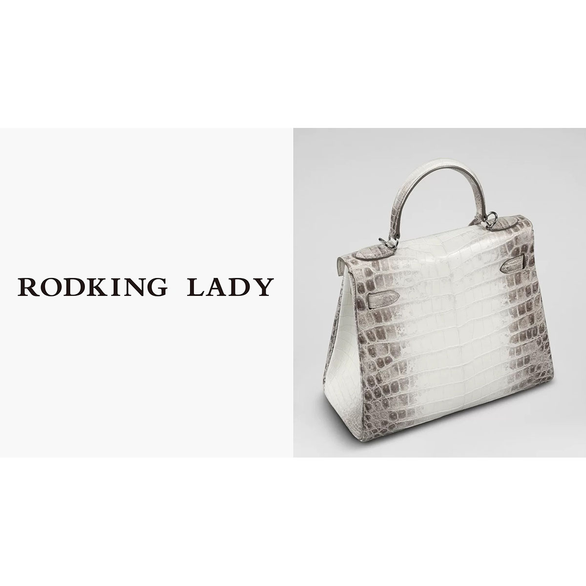 【鳄鱼皮喜马拉雅凯莉25/28CM】女包女真皮单肩手提包包