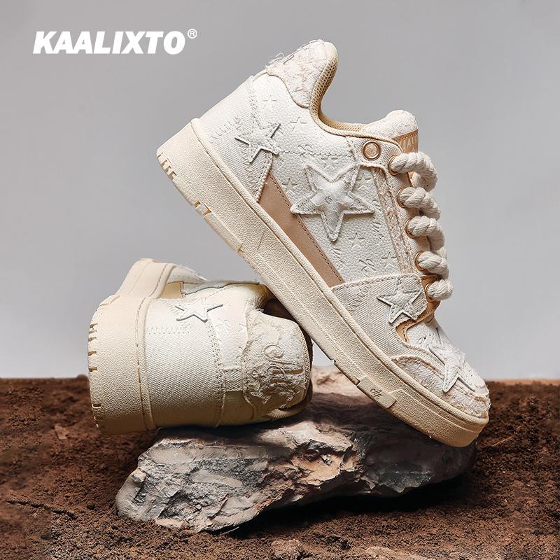 Kaalixto&车澈联名款正品星星鞋板鞋国潮新款原创情侣百搭透气