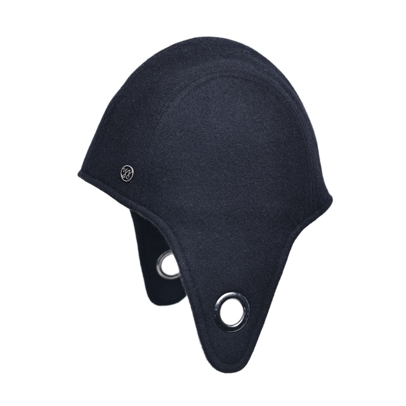 YEZI OD 小众设计2024款先锋前卫风护耳帽显脸小遮脸包头帽雷锋帽