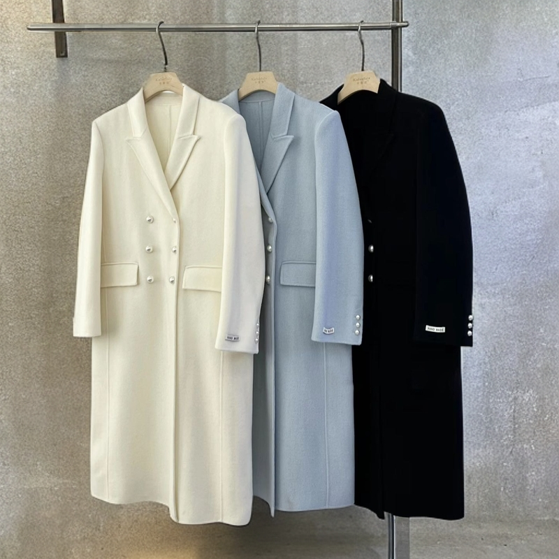 韩系双面羊绒大衣