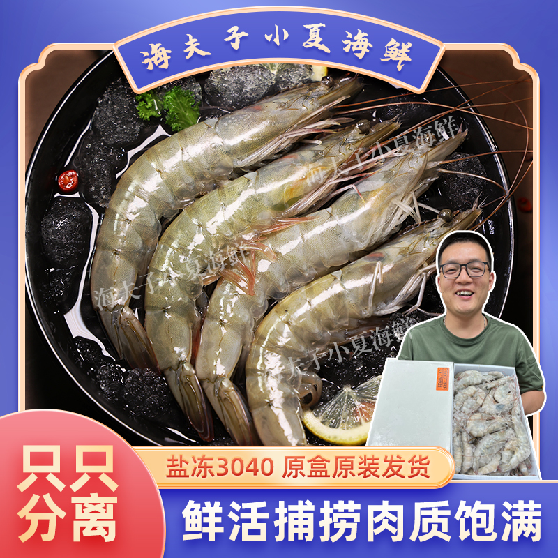 海夫子 盐冻3040 净重3.3斤海水捕捞 活体单冻只只分离冷链锁鲜