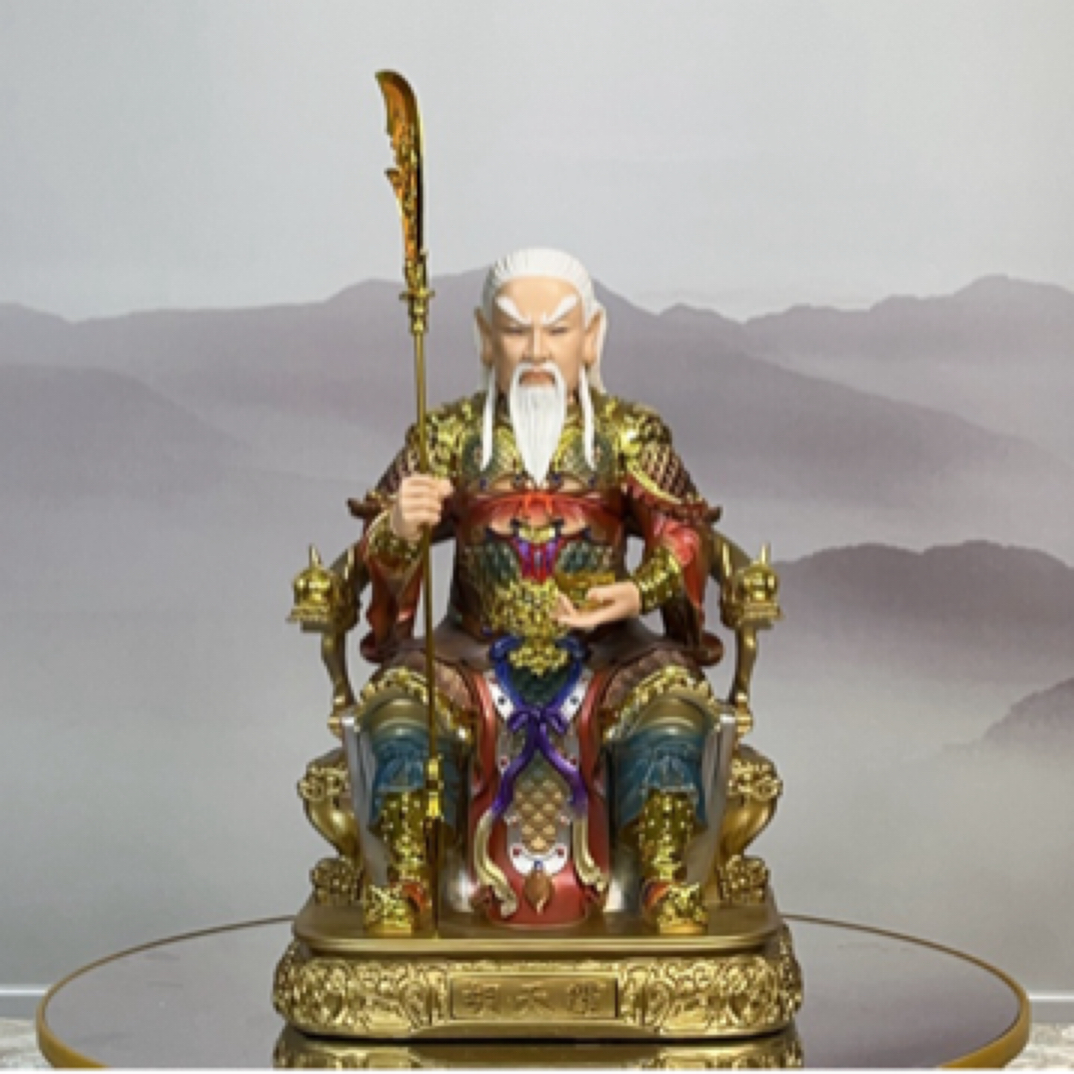 家用 佛堂 铜彩 座椅 【胡天霸】-树脂 