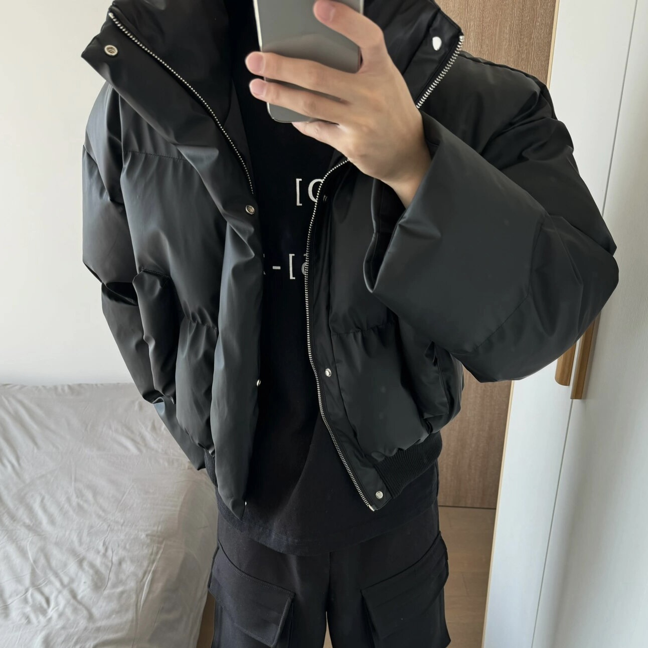 cleanfit短款晋江棉衣外套男士冬季加厚面包服潮牌高级感棉服棉袄