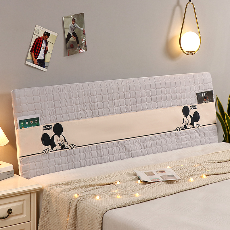 新款全包柔软床头罩套加厚亲肤防尘保护套简约现代靠背套床头套罩