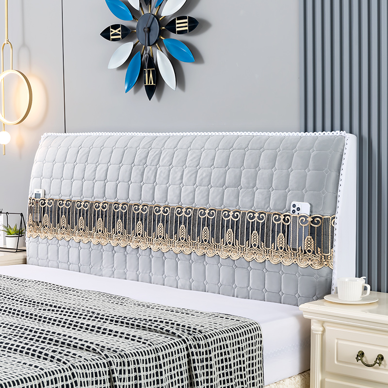 新款全包柔软床头罩套加厚亲肤防尘保护套简约现代靠背套床头套罩