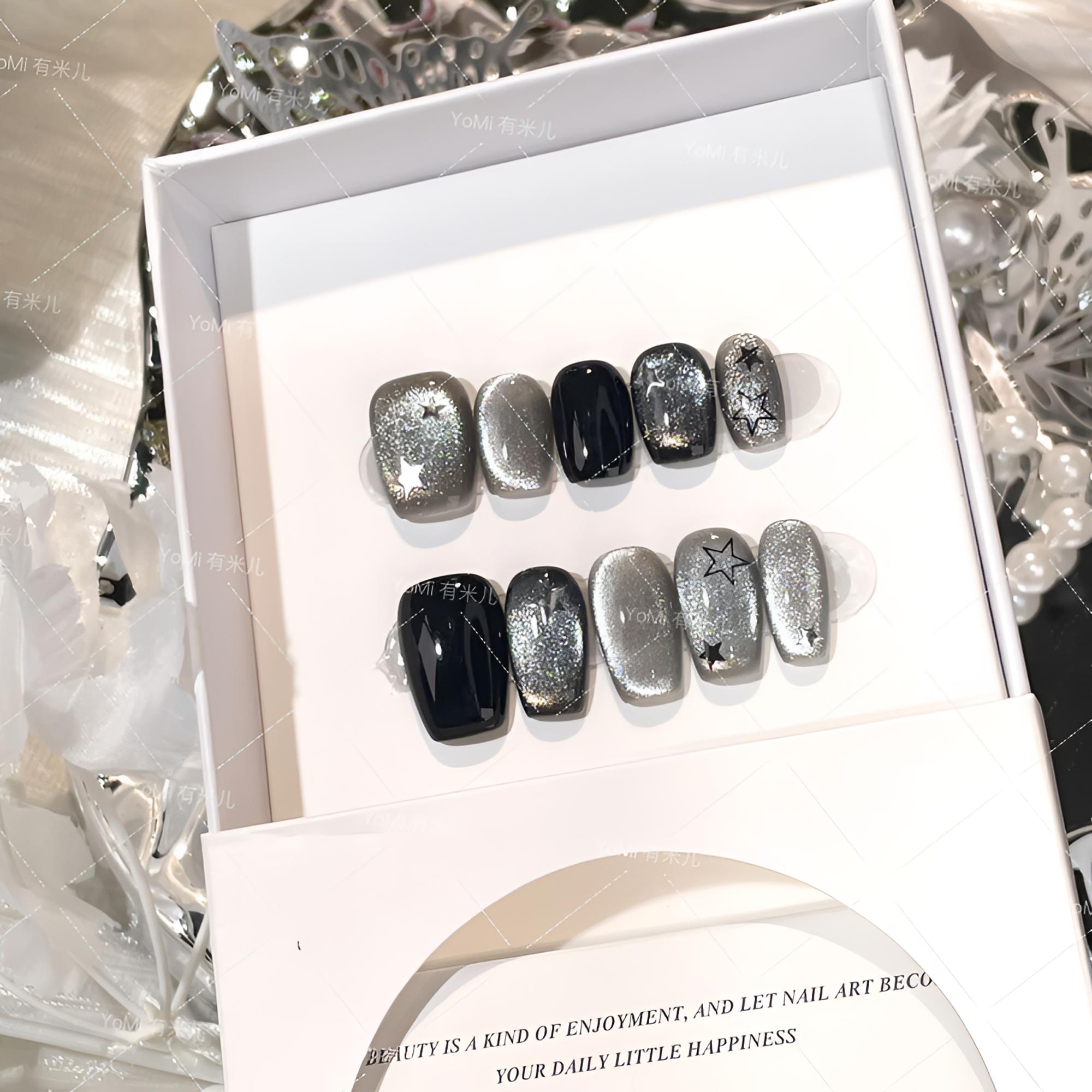 YoMi【星空顶】星闪追光猫眼小行星元素甜酷简约穿戴甲XX6