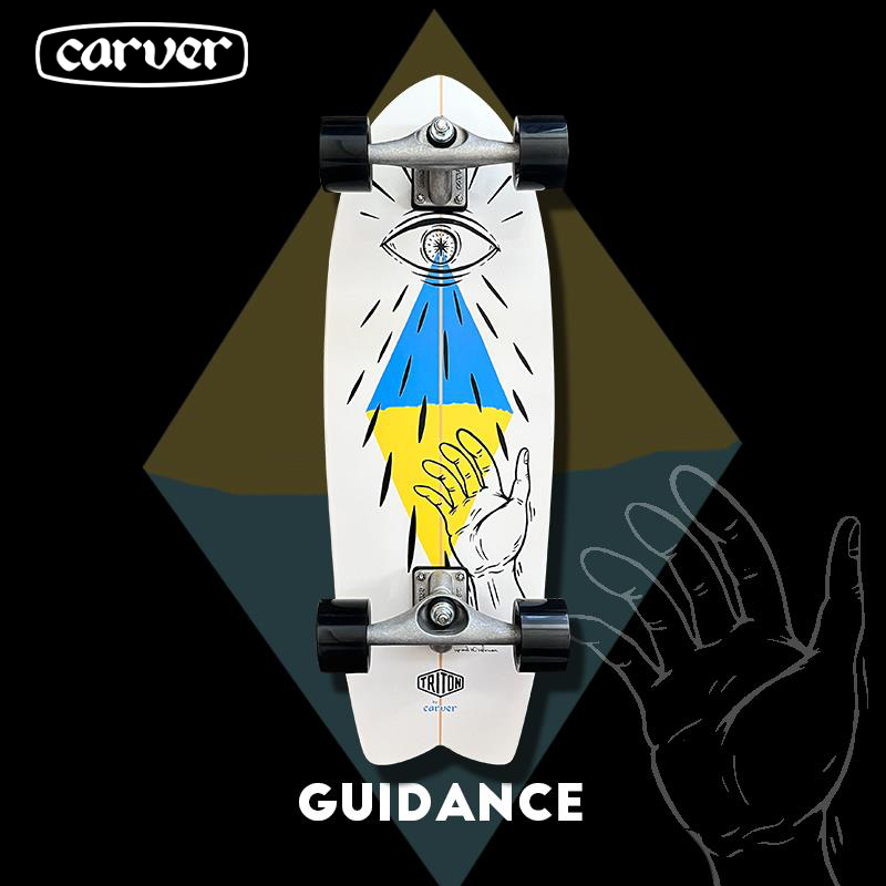 【瑕疵特价款】carver「引导」29英寸  专业陆地冲浪板陆冲板滑板
