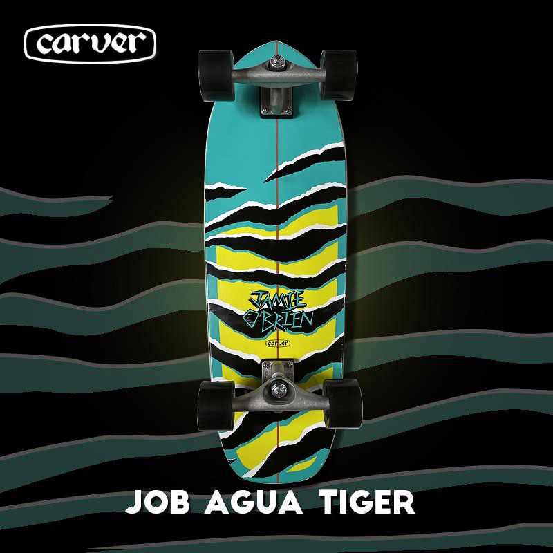 carver老虎板「绿虎」31英寸 JOB Aqua Tiger专业陆地冲浪板陆冲板