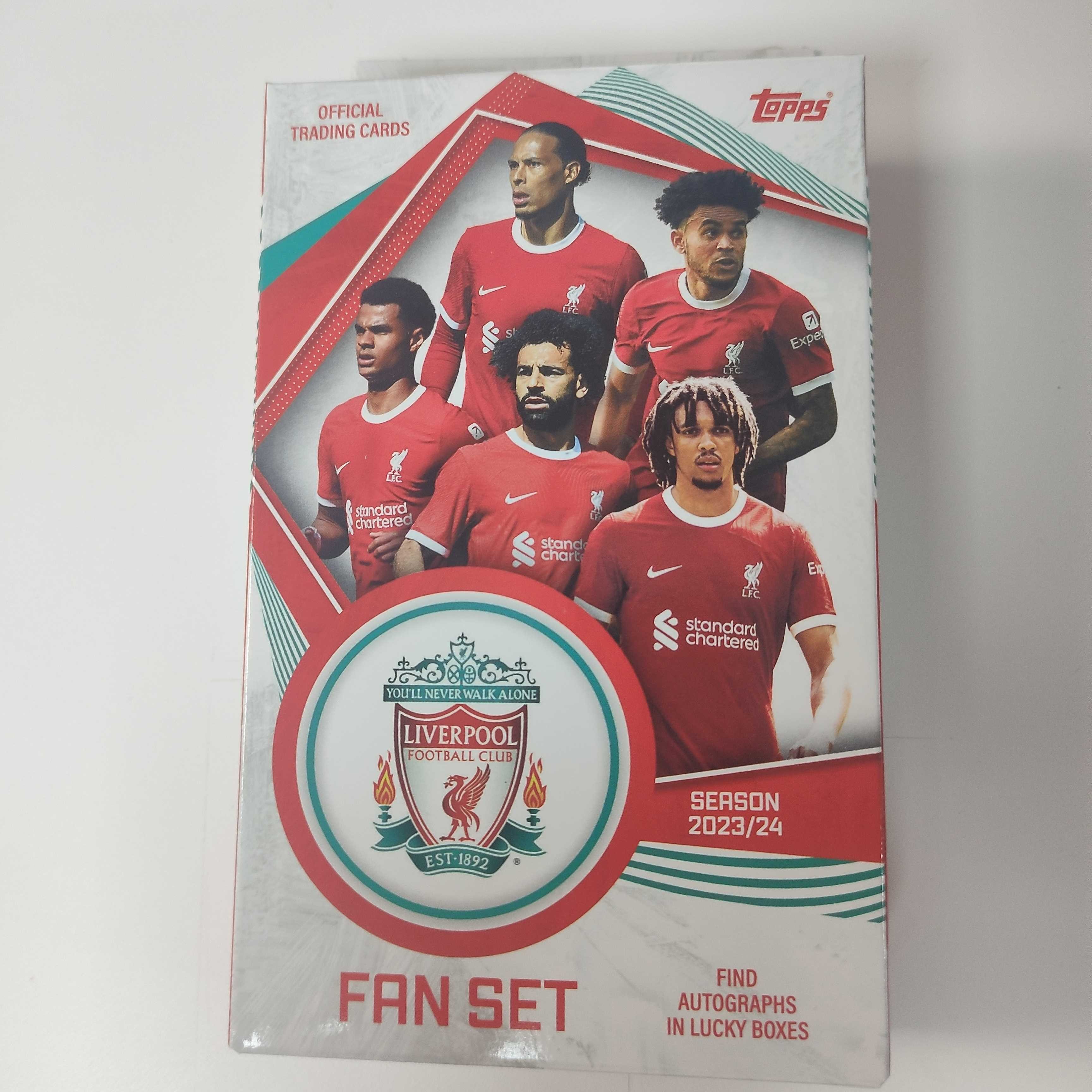 《乐卡收藏》足球 2324 topps 利物浦 FAN队盒 卡牌 单盒卡