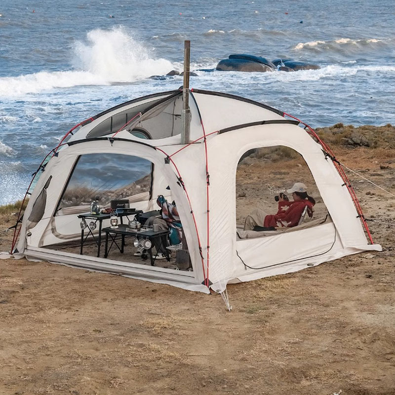 维达利多星城户外露营穹顶客厅帐阻燃遮阳棚多模块可拼接车尾帐篷