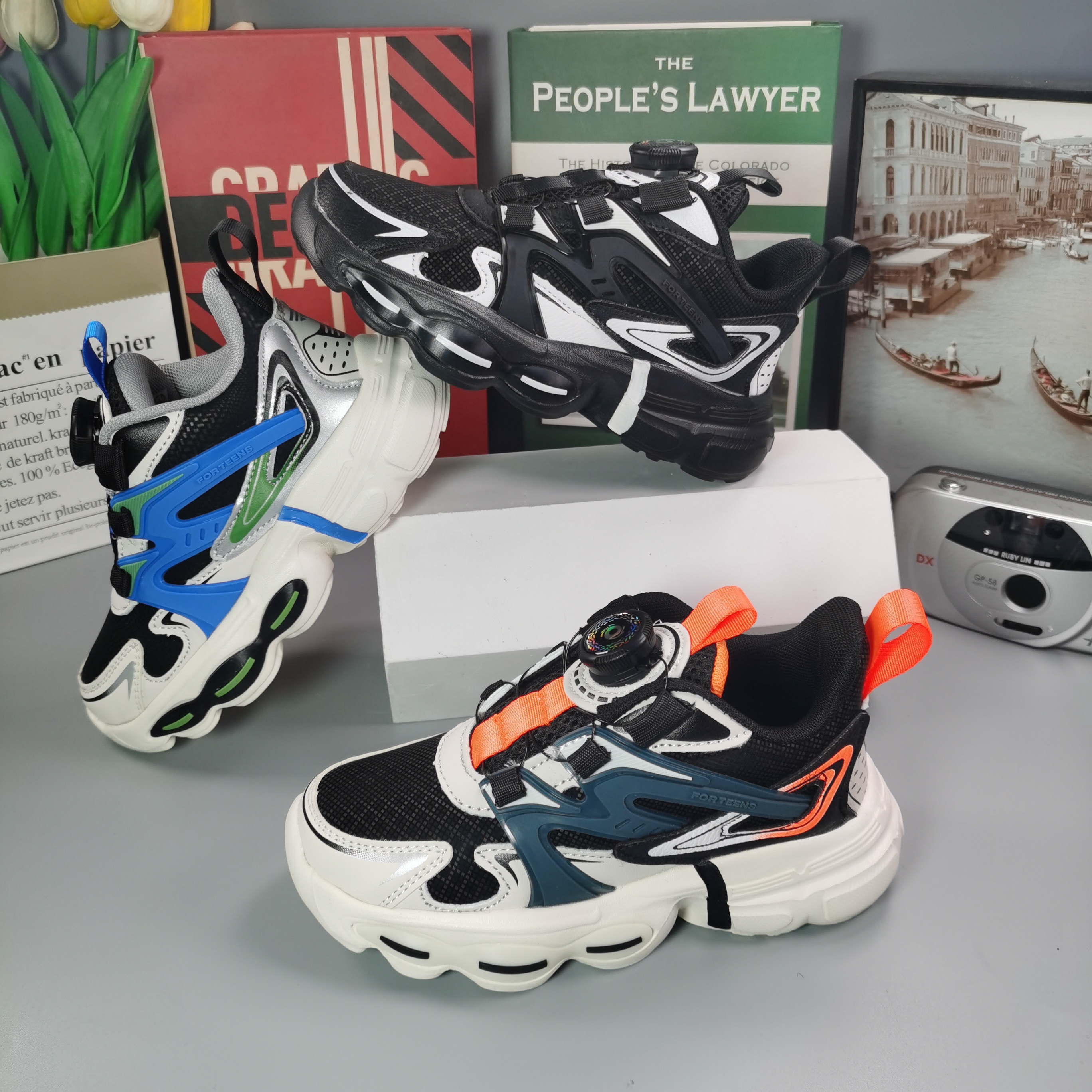 【东哥专享】儿童老爹鞋软底运动休闲鞋男女童跑步鞋T2336-1