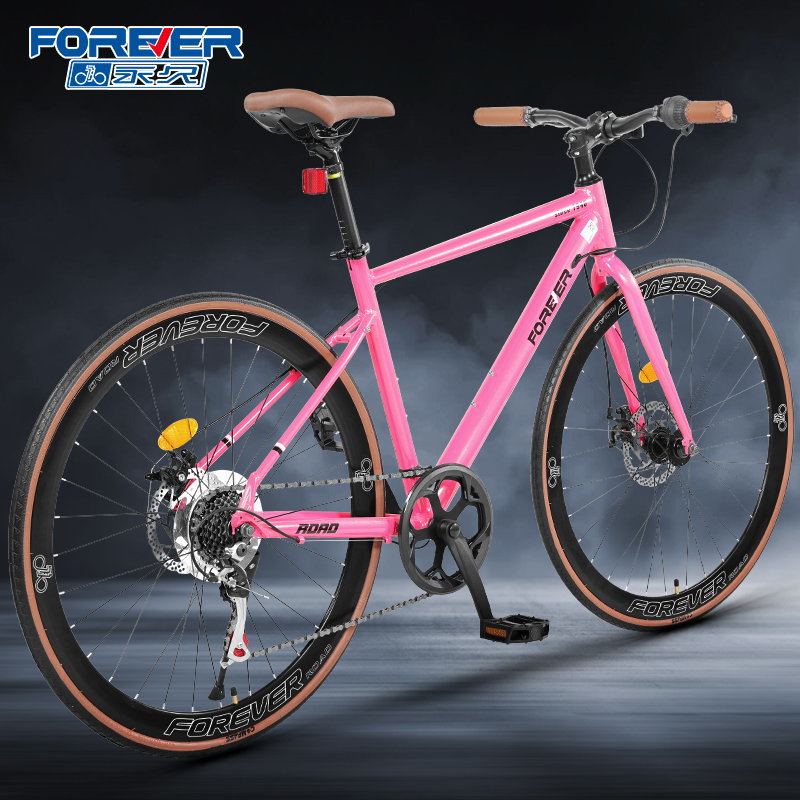 FOREVER/永久品牌旗舰店直把公路自行车专业变速成年700c公路骑行