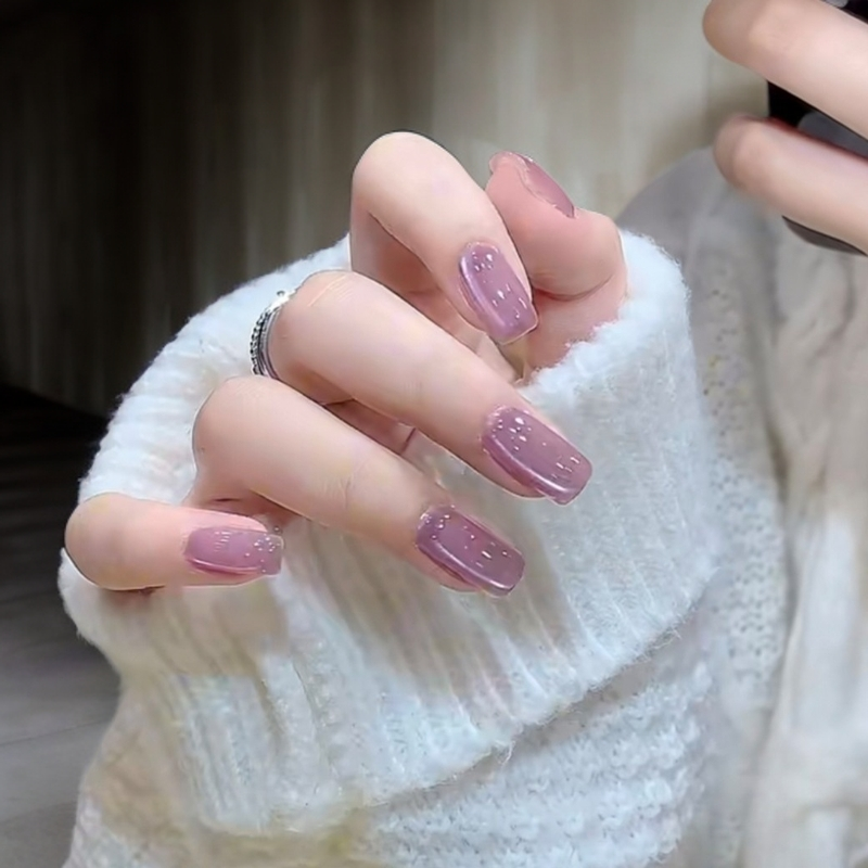 手工穿戴甲片猫眼2025新款感秋冬款式高级推荐美甲穿戴甲片短款