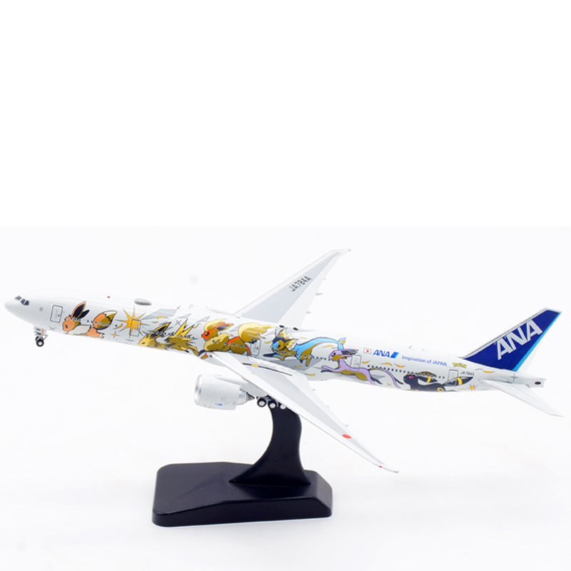 Aviation 1:400合金飞机模型ANA 全日空B777-300ER JA784A 伊布_玩具 