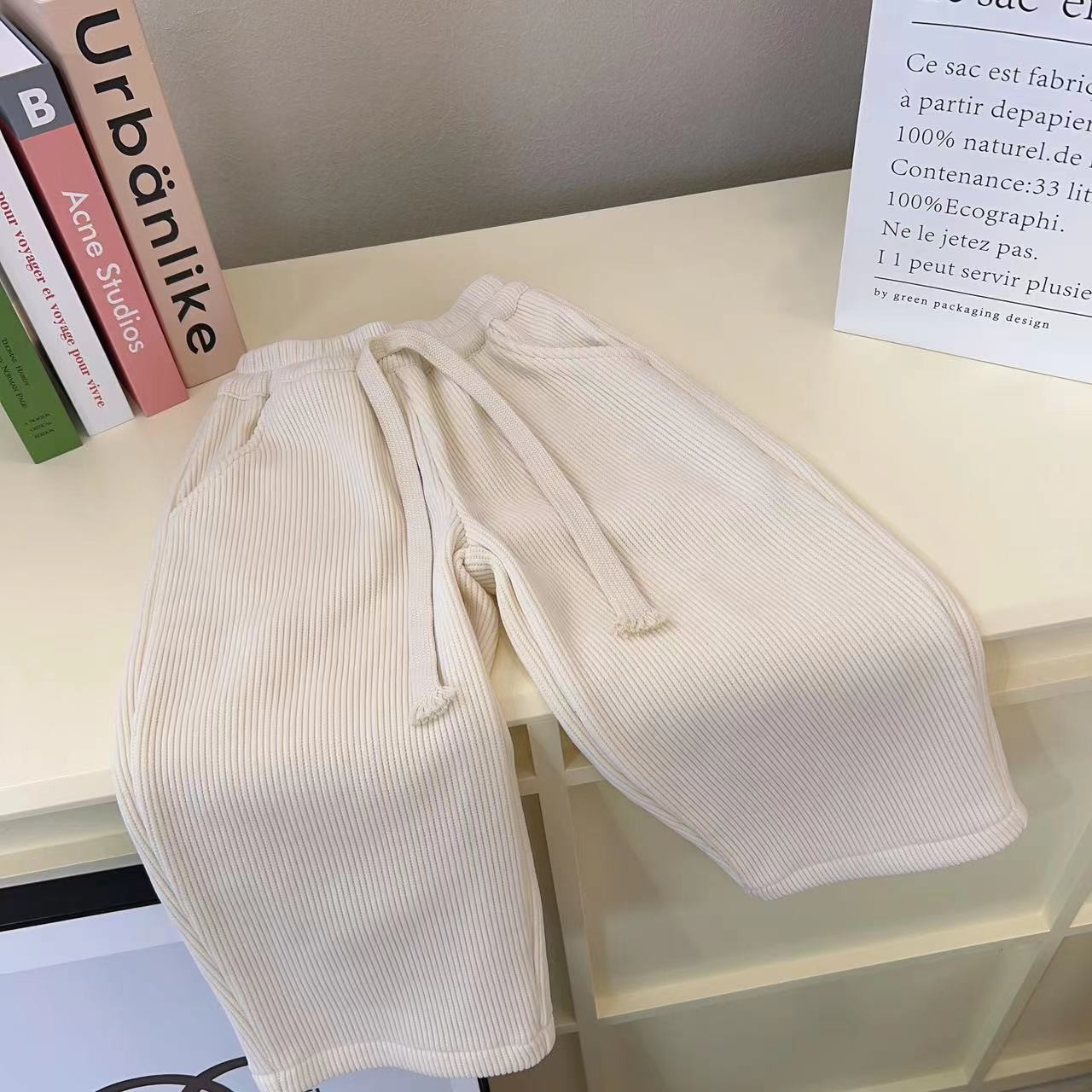 【现货】2025秋季新款儿童个性韩版宽松百搭休闲裤0220