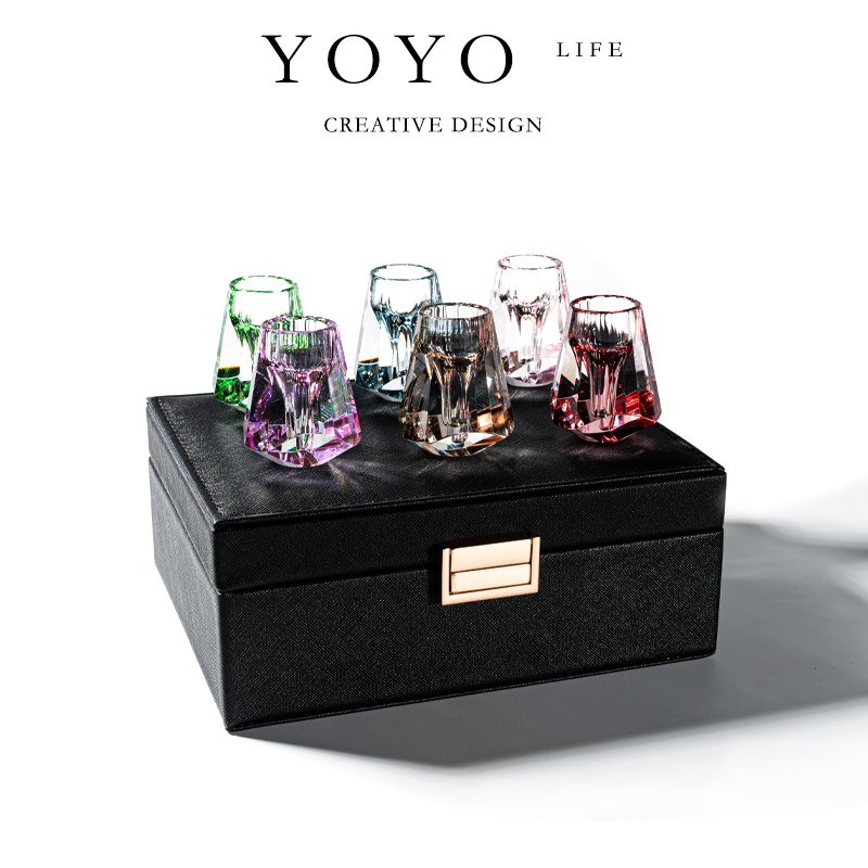 高端6A级精美高颜值白酒杯套装6只装