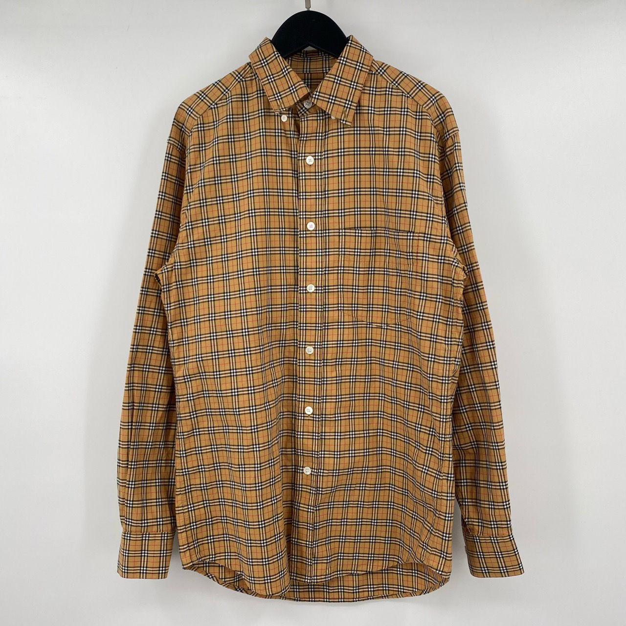 95新 BURBERRY/博柏利 Burberry 4格纹长袖衬衫 XS 