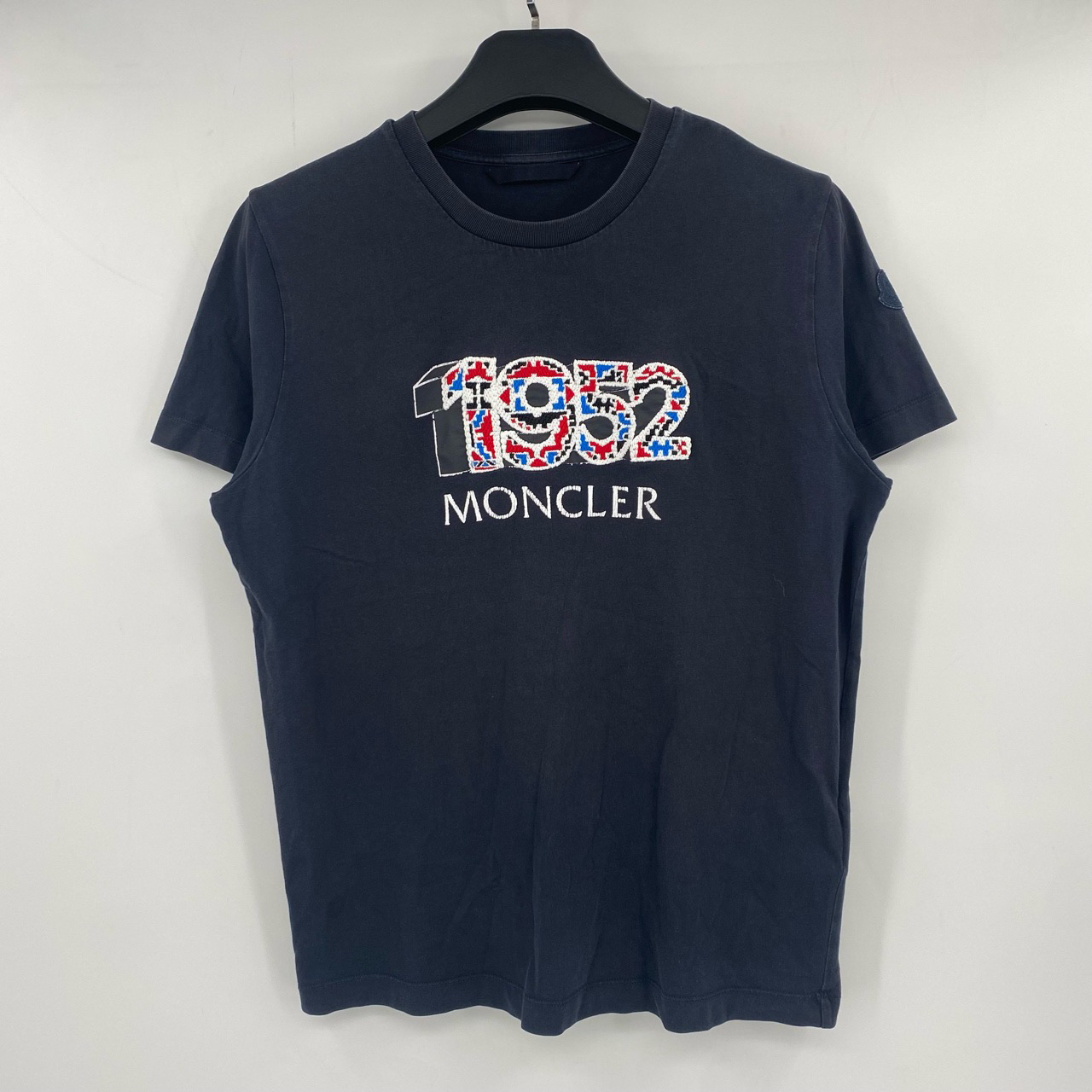 95新 MONCLER Moncler 1952字母LOGO短袖 L 