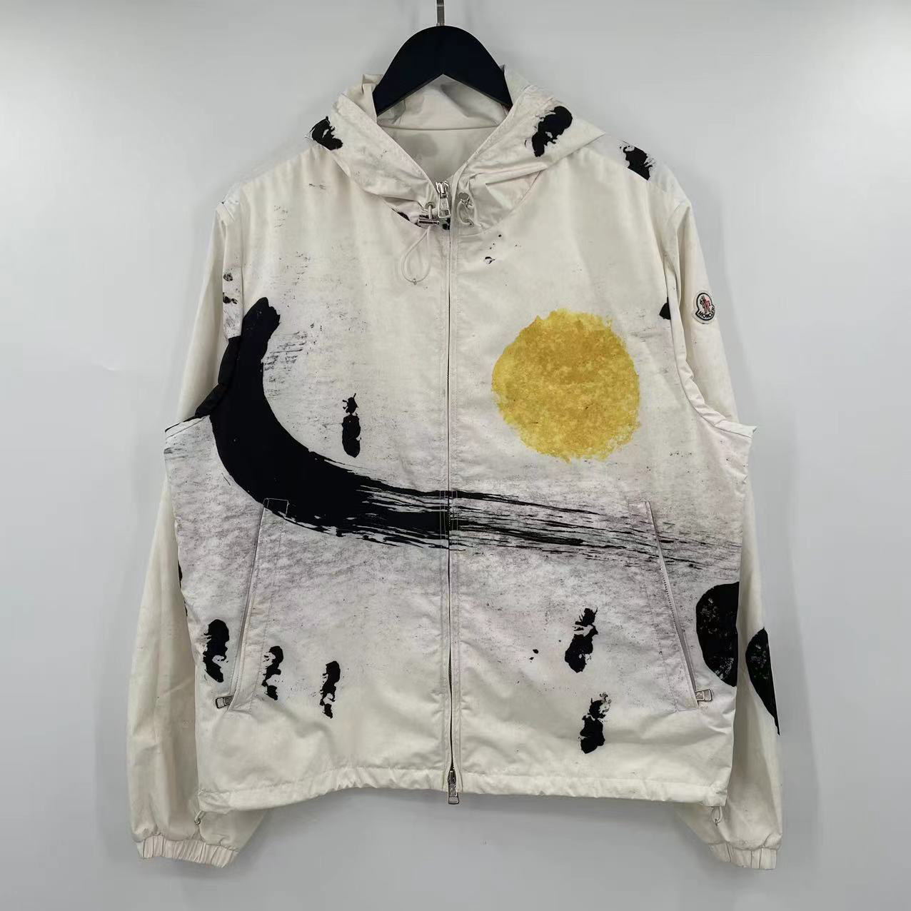 95新 MONCLER Moncler 泼墨艺术冲锋衣夹克 2码 A
