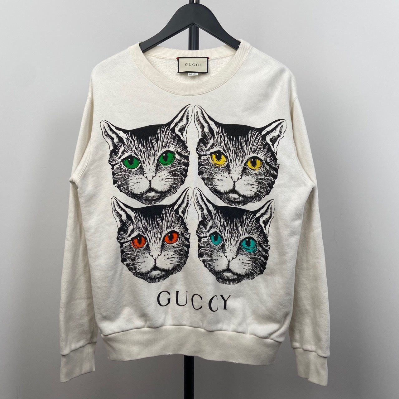 95新 GUCCI/古驰 猫咪卫衣 XS A230601016