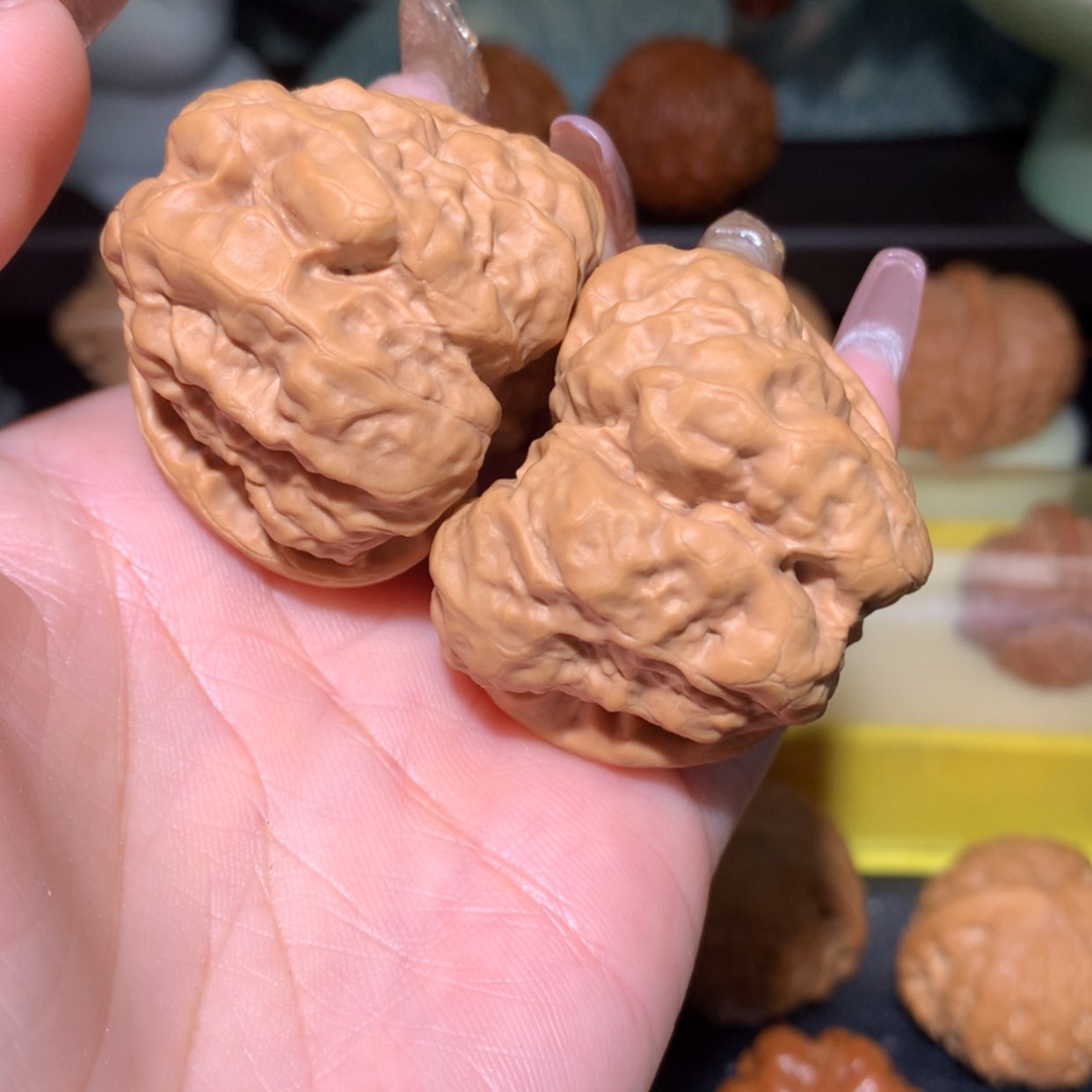 【闪购商品】文玩核桃把件40肚47大肚肌肉蛙