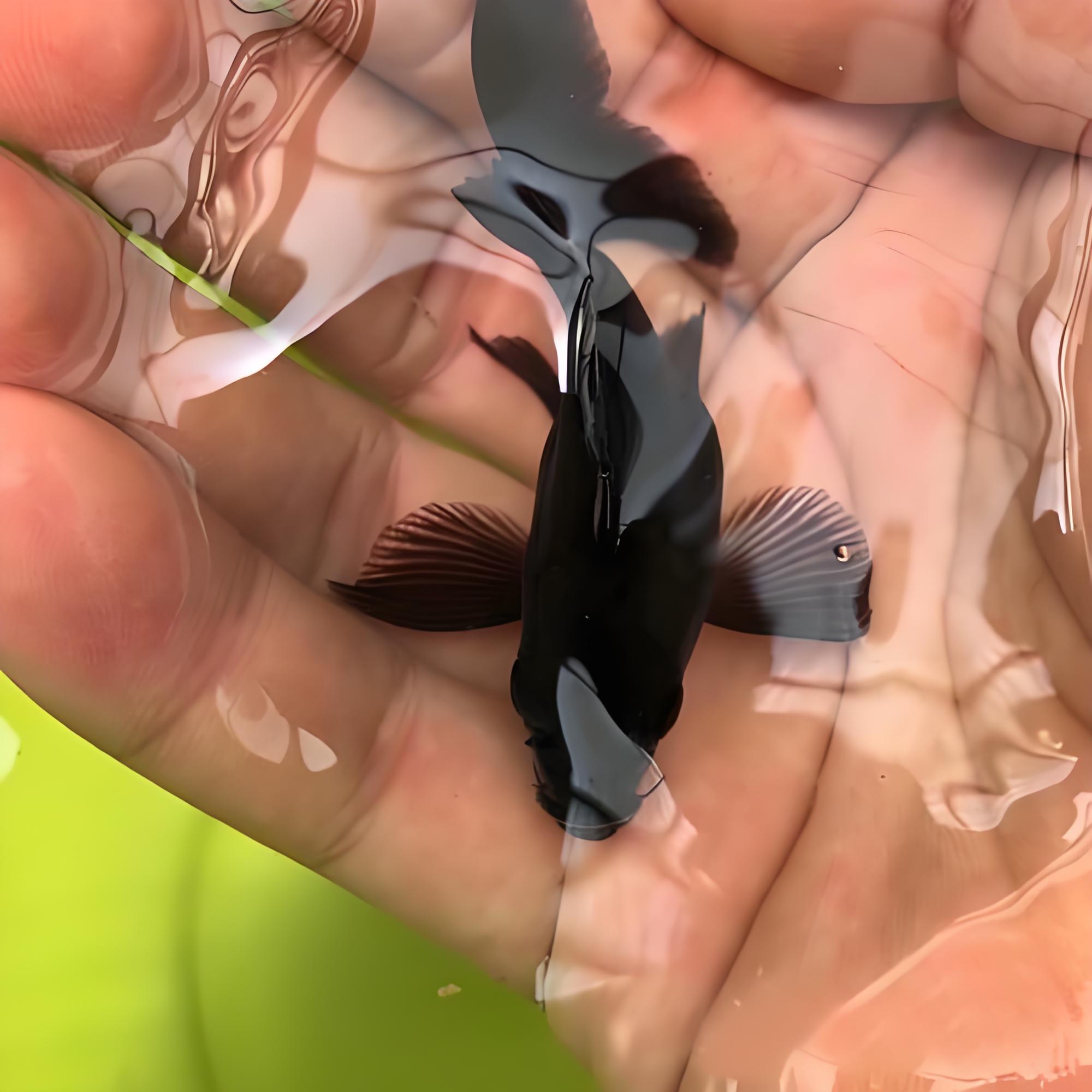 5-7公分大尾精品墨蝶球体蝴蝶鲤鱼大鳍大尾招财鱼守家鱼淡水鱼