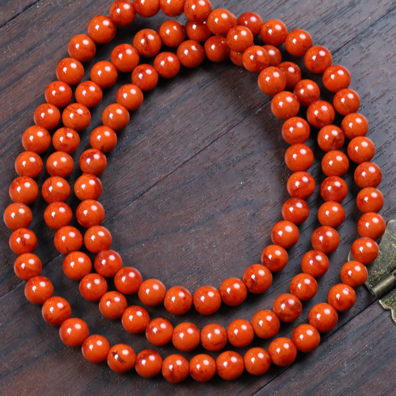 南红手链 匡氏珠宝 南红火焰纹手链7mm+ BYL-ST39(多样性发货)