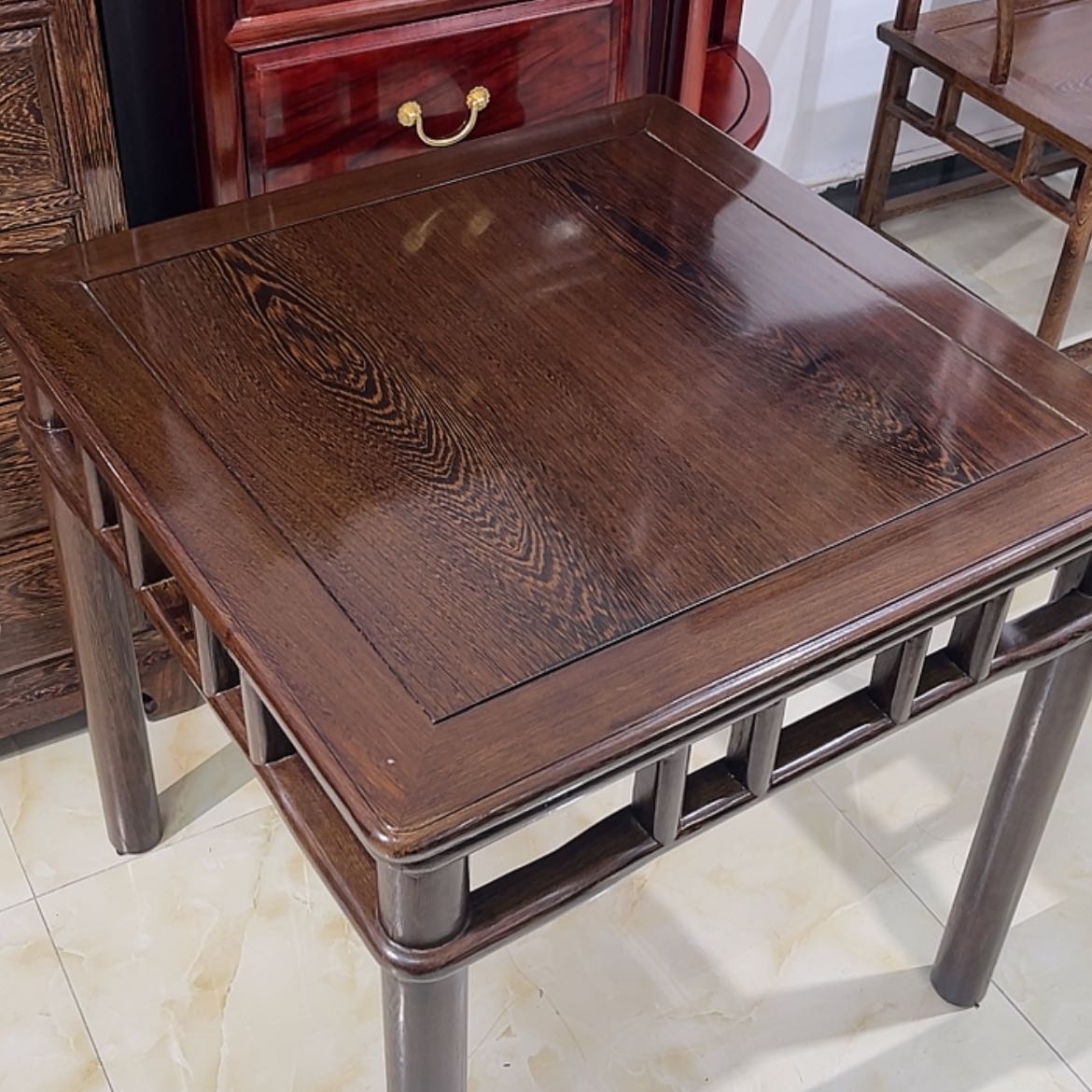 【闪购商品】鸡翅木类成套家具68.68.68 单桌
