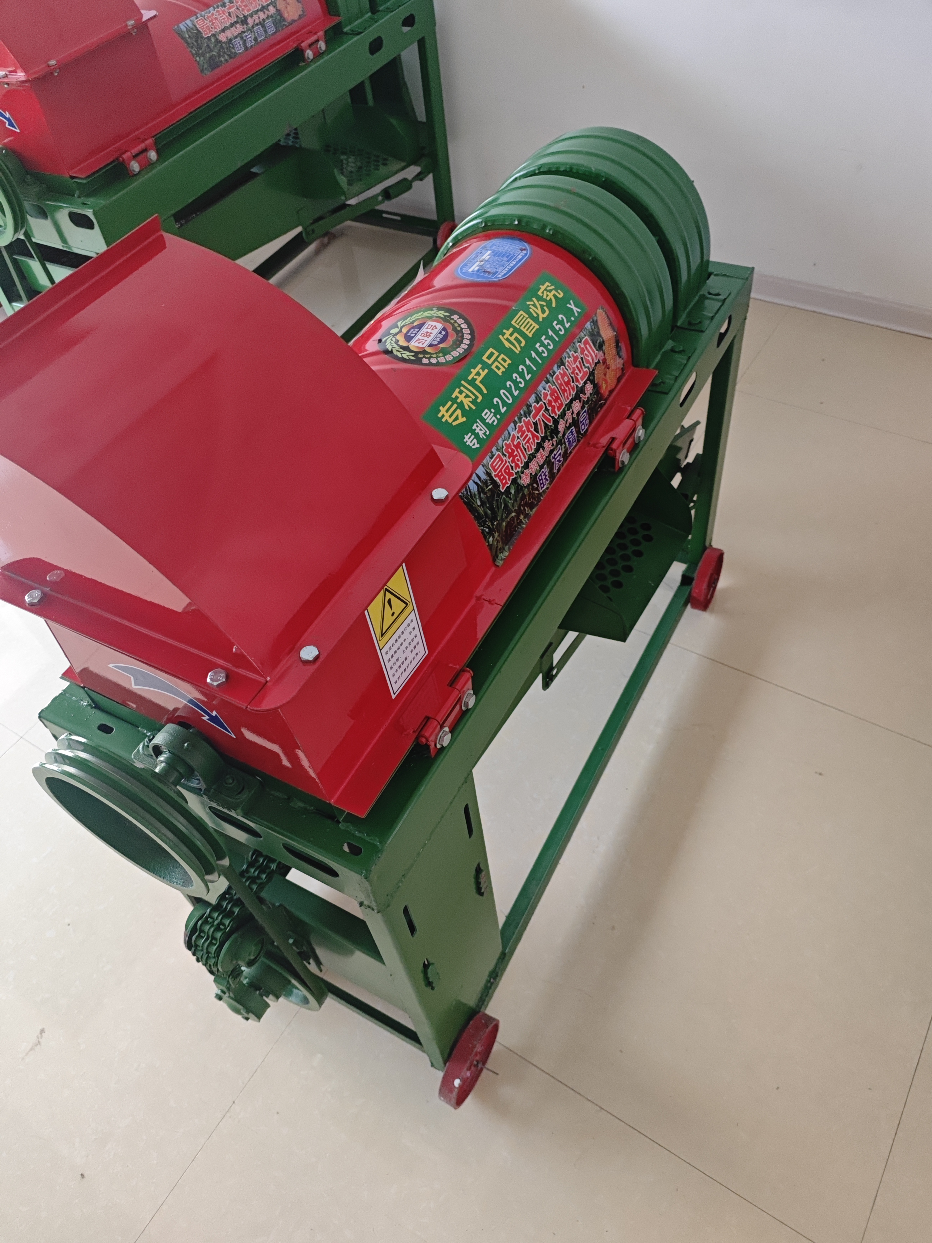 3型双风机玉米脱粒机 6轴结构加厚筛底 干湿两用