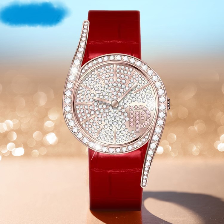 DINGPEI/鼎配 （小雨）DP006-高端奢华感气质满钻女石英表镶钻防水