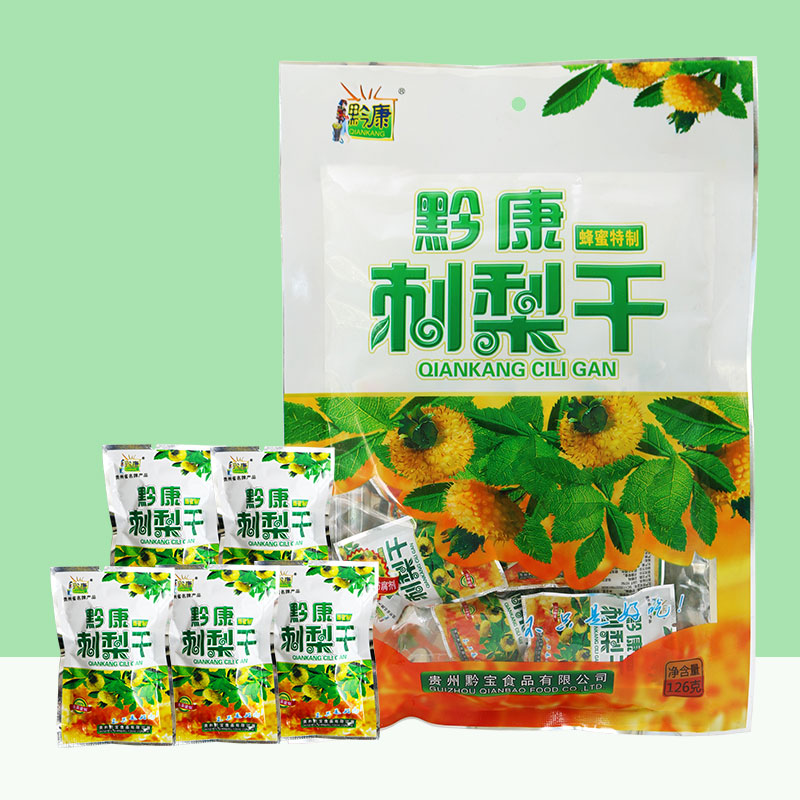 贵州特产黔康刺梨干蜂蜜味126g贵阳特色果脯蜜饯新鲜果干小吃零食