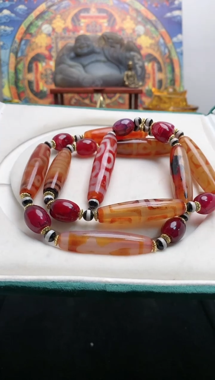 【闪购商品】玛瑙/玉髓项链未镶嵌七眼*多样发