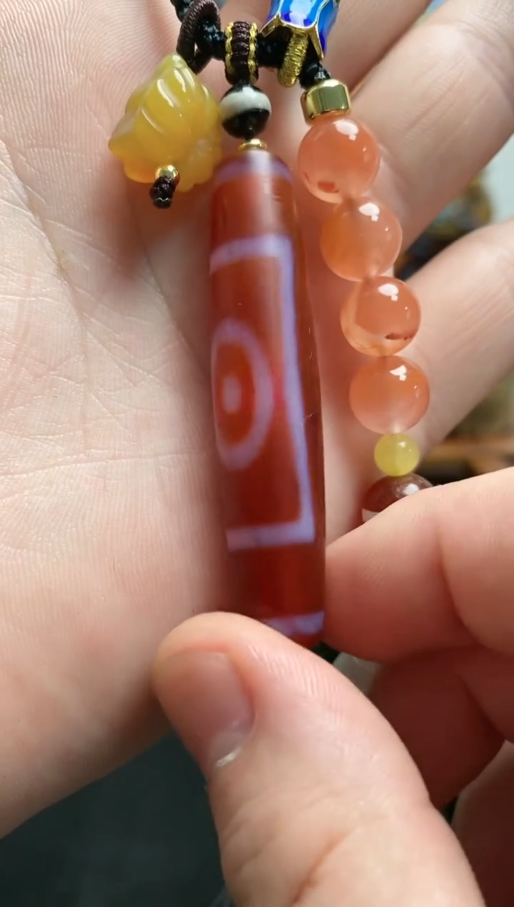 【闪购商品】玛瑙/玉髓吊坠未镶嵌星辰三*多样发
