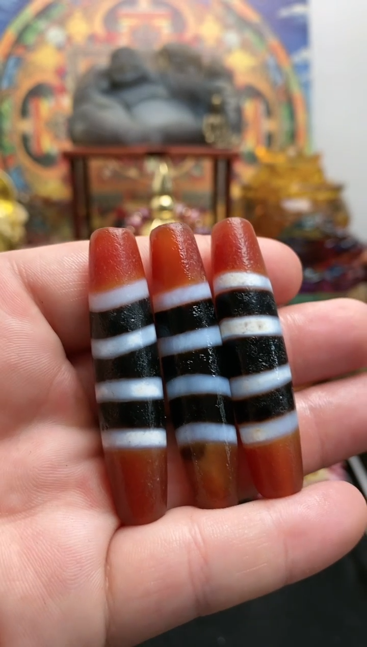 【闪购商品】玛瑙/玉髓单珠未镶嵌红髓