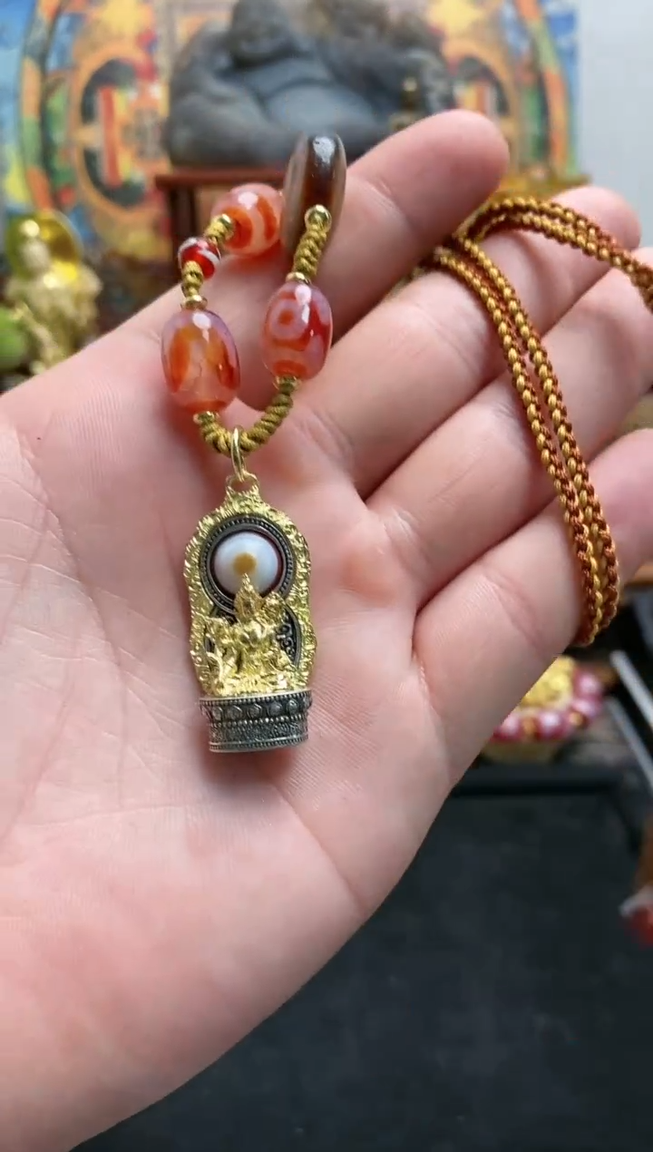 【闪购商品】玛瑙/玉髓吊坠未镶嵌度母