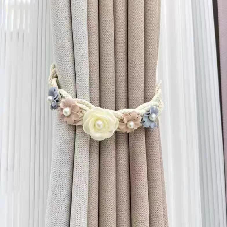 辅料麻绳花朵扎带窗帘辅料绑带高档绑绳