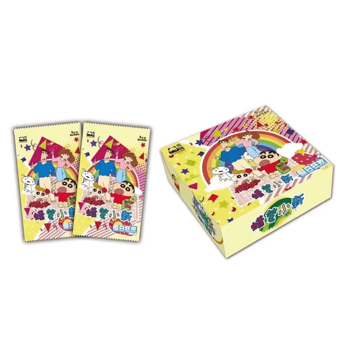 【拆盒】传晟 蜡笔小新 假日狂欢收藏卡牌（默认代拆）