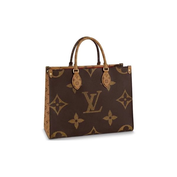 99新 LouisVuitton/路易威登 OnTheGo老花托特包手提包 中号/大号