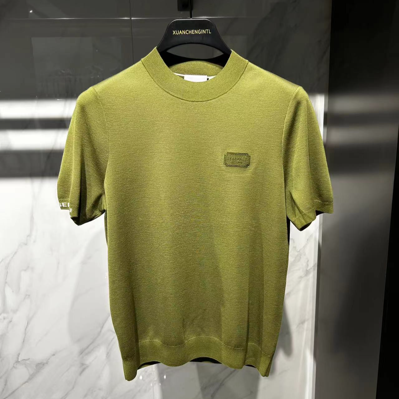 男士秋冬休闲时尚百搭绵羊毛T恤