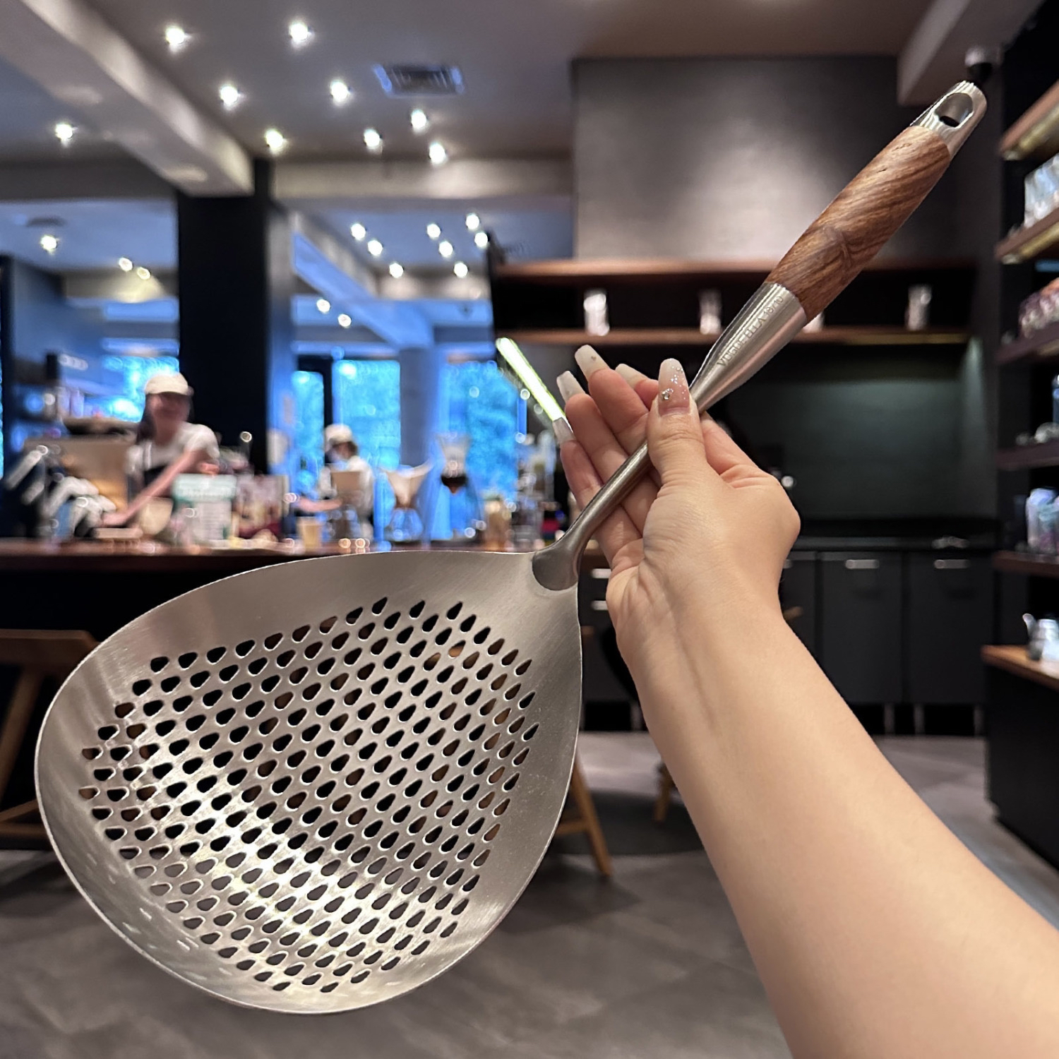 漏网勺加厚不锈钢特厚花椒漏勺家用饺子捞面火锅沥水耐高温