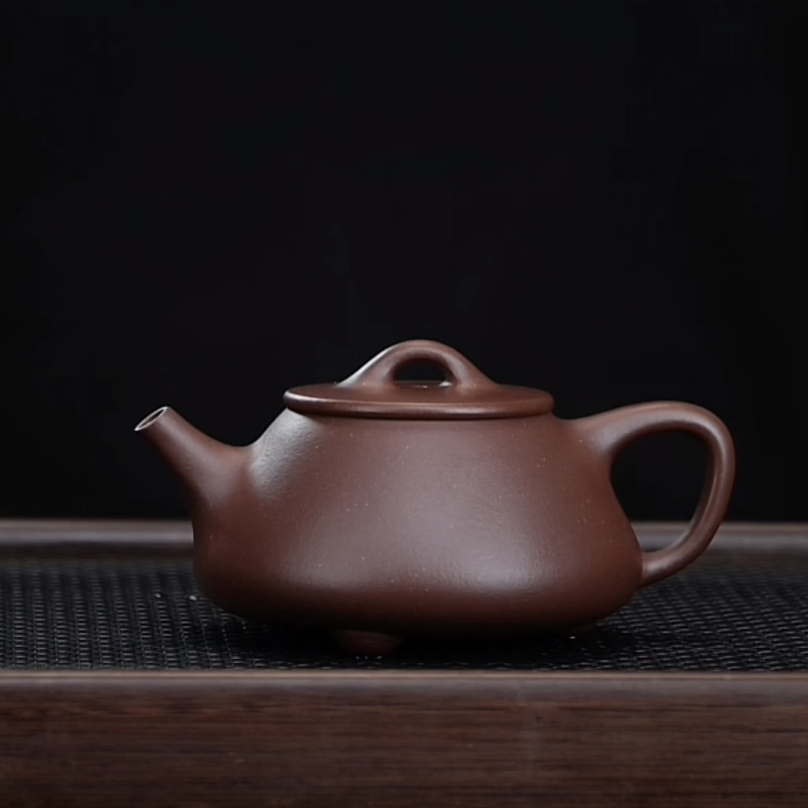 【平盖石瓢】精工半手220cc黄龙源底槽青