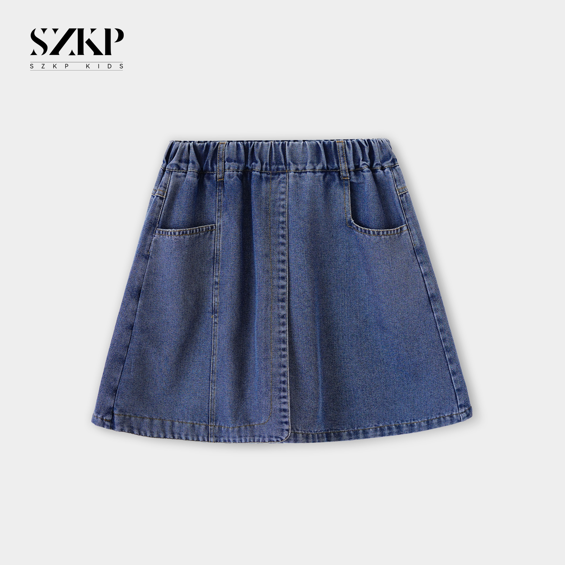 SZKP2024夏季新款儿童裤子6-15岁中大童五分牛仔短裤JMKX442190