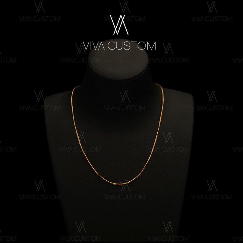 铜合金项链 （小众设计系列）百搭个性素款叠戴混搭蛇骨皮子项链