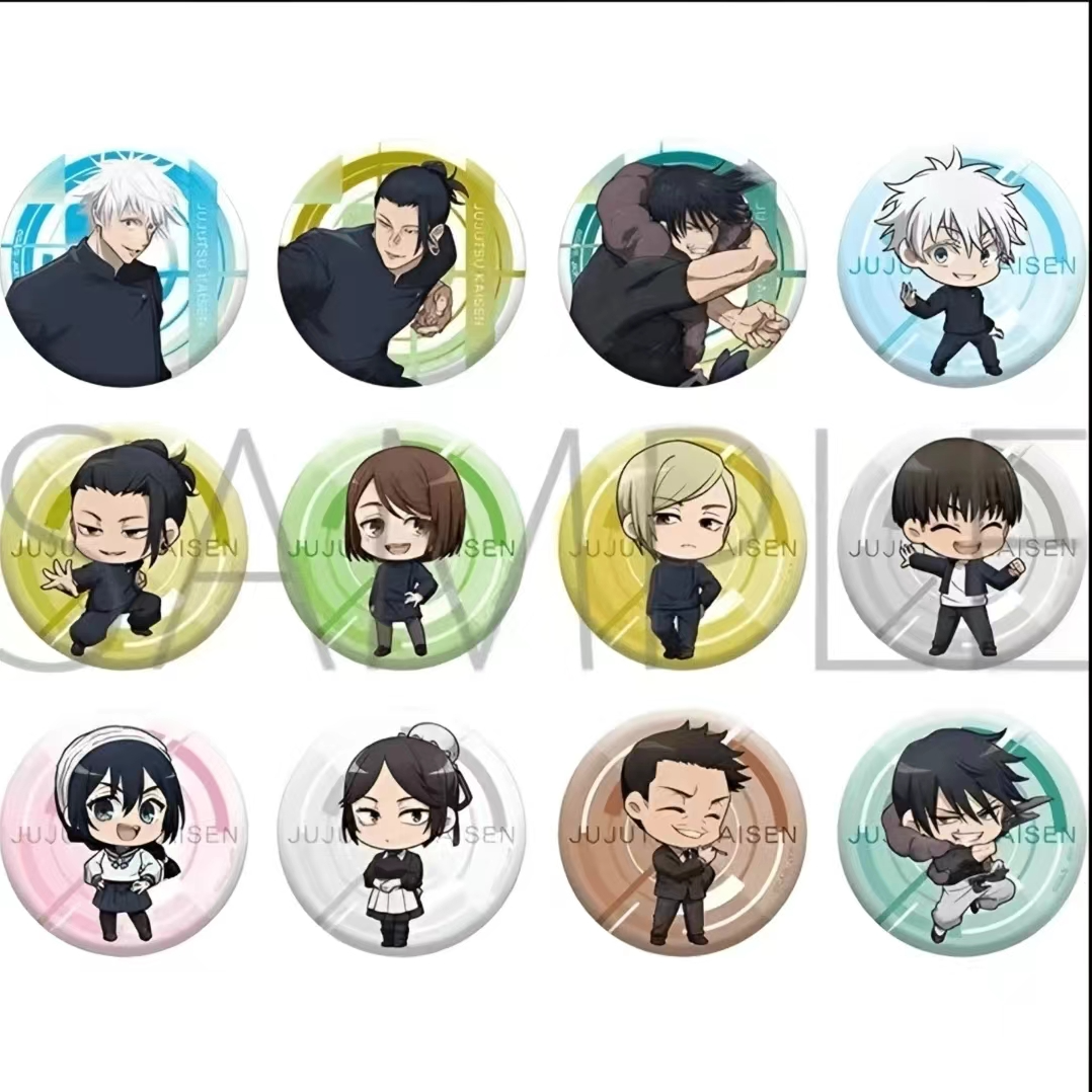 【日谷正品】咒术回战战斗系列吧唧徽章盲盒