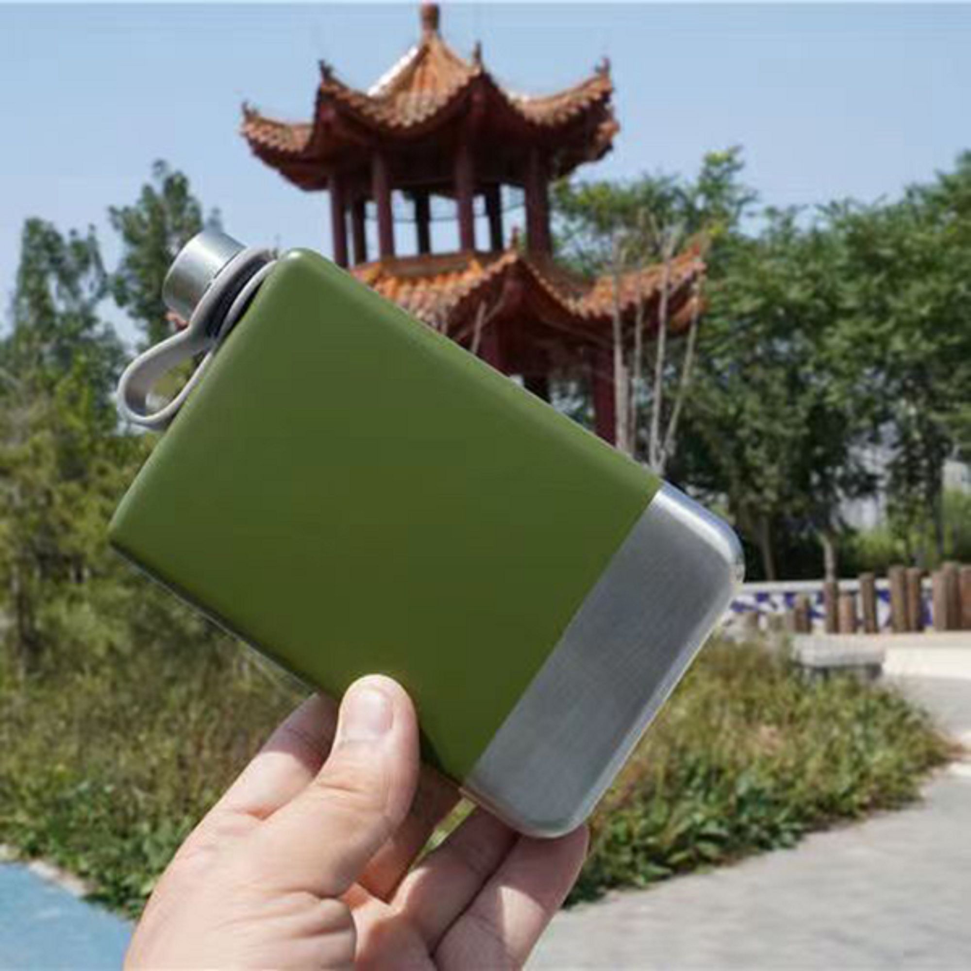 户外复古运动水壶