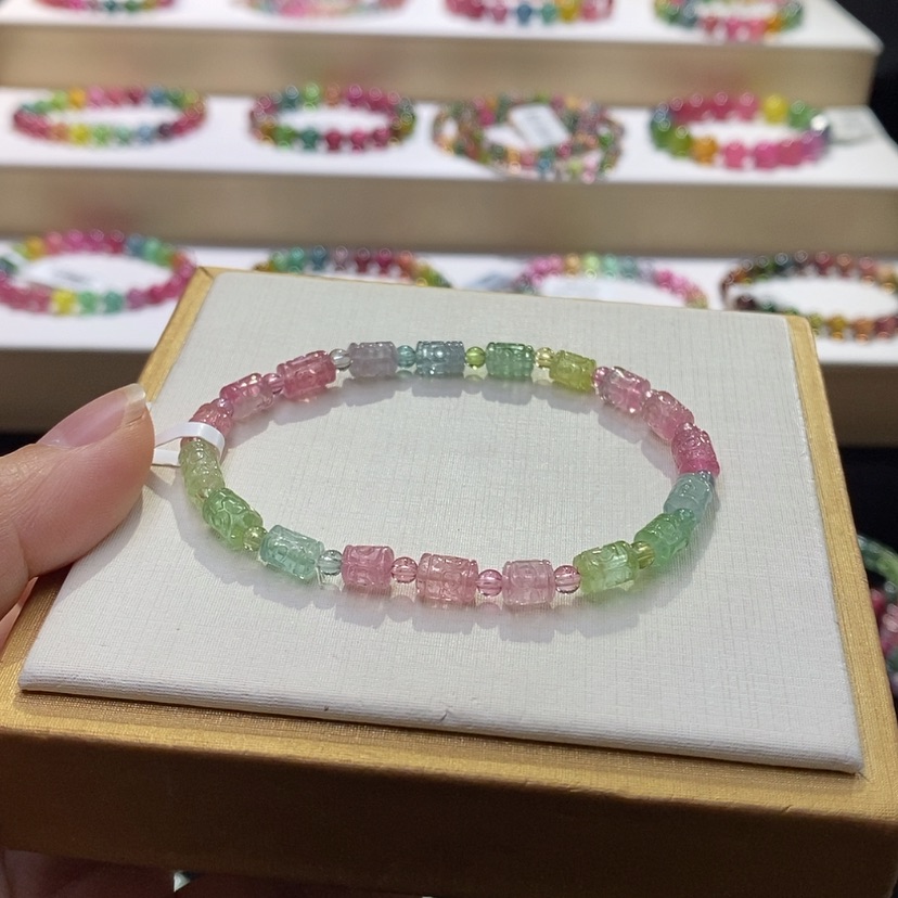 【闪购商品】碧玺手串未镶嵌两天看货期