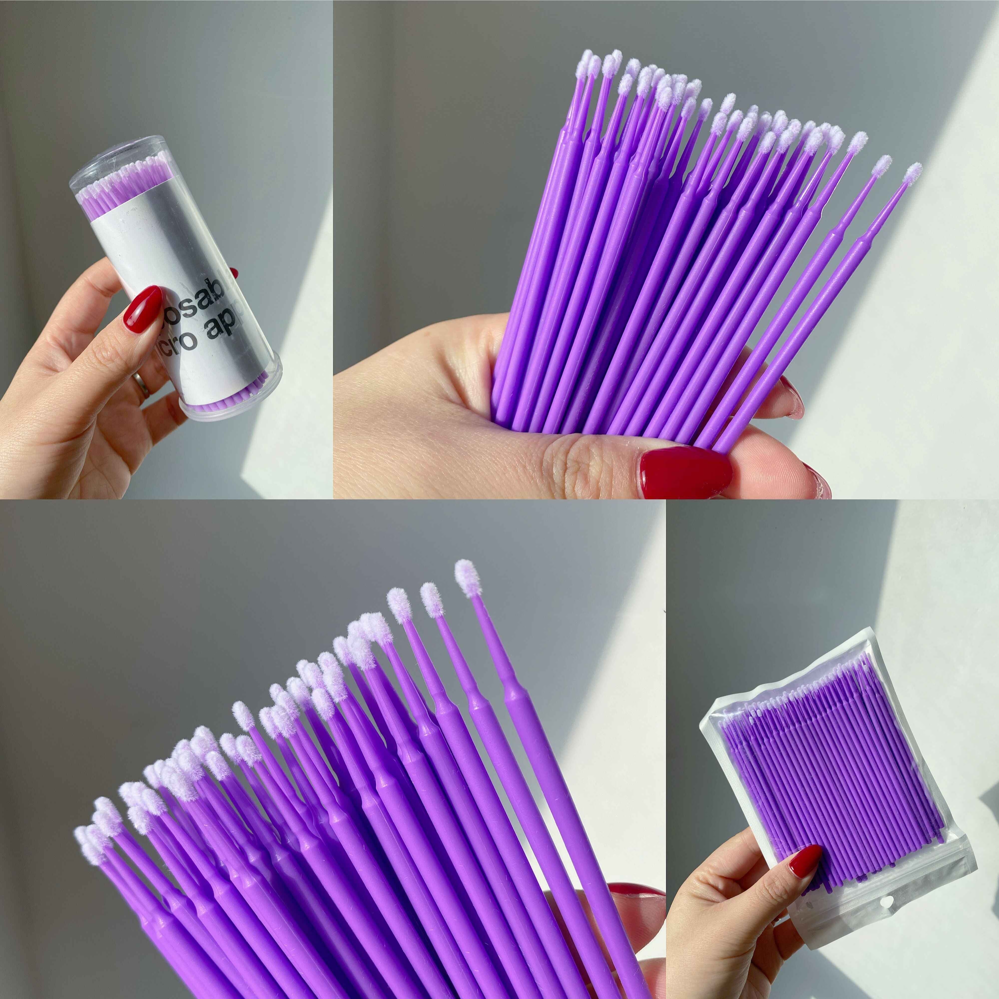 拯救手残眼妆眉毛眼影假睫毛眼线修改细棉棒清洁棒纳米棉签便携