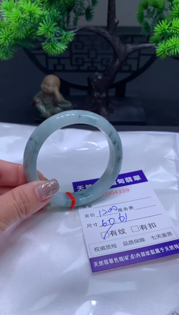 【闪购商品】翡翠手镯未镶嵌1